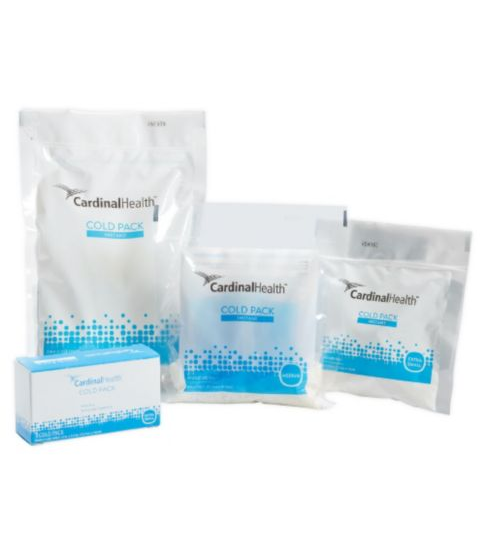 Pack Cold Kwik-Kold® Instant Cold Pack General Purpose Medium 6 X 6-1/2 Inch Plastic / Ammonium Nitrate / Water Disposable (16/CS) by Cardinal  ID 102